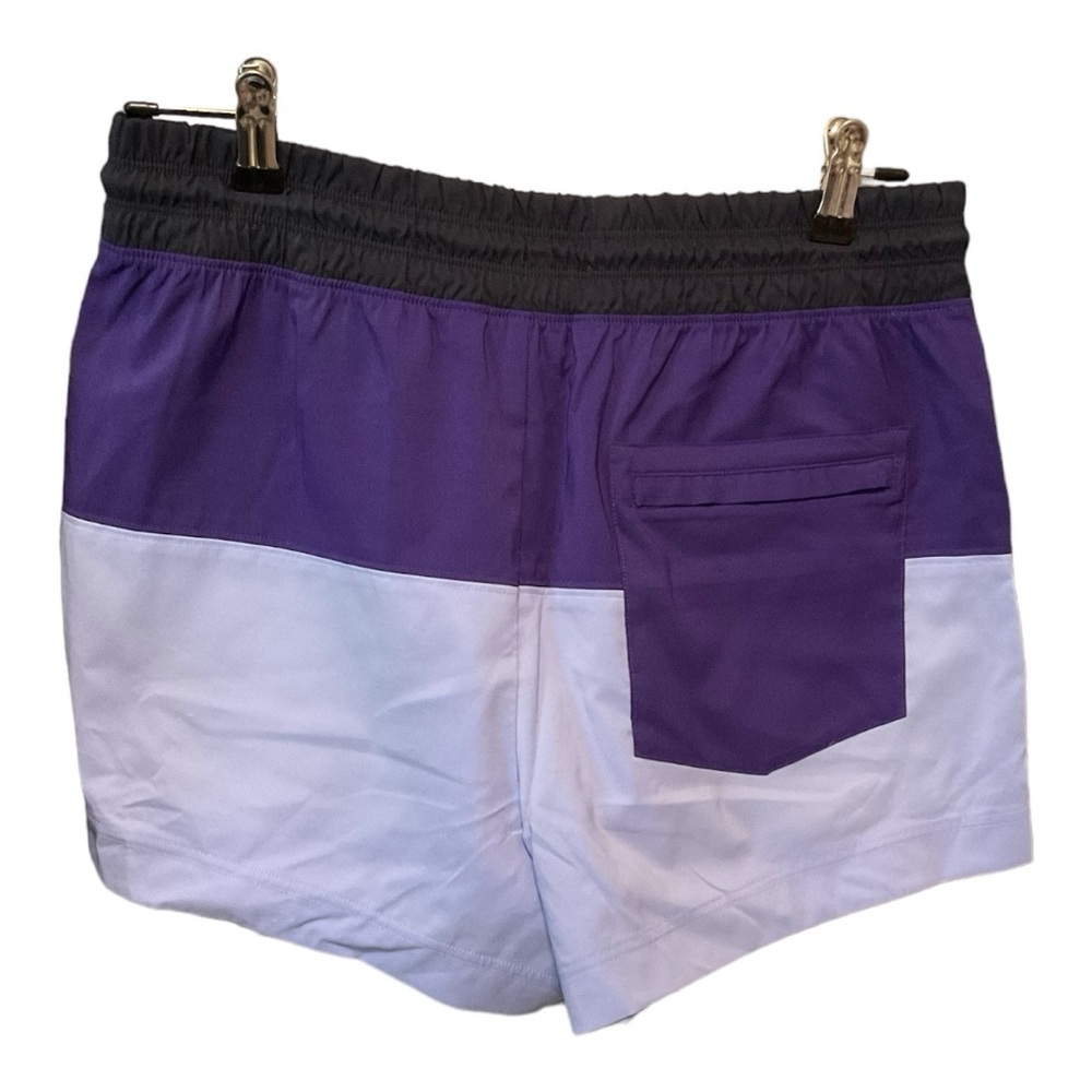 Athleta Oahu Color Block Shorts Ladies Size 8 - Picture 3 of 6